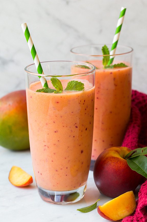 Peach and Mango Vegan Smoothie – HeLa Nutrition