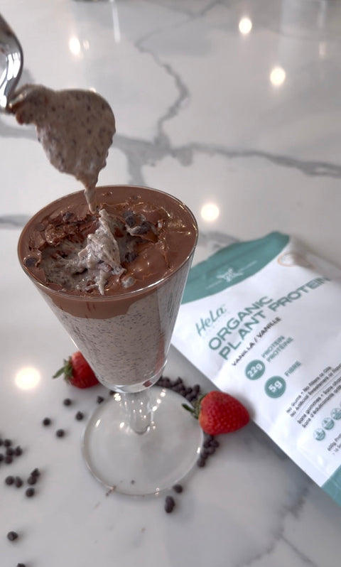 HeLa Chocolate Chia Mousse