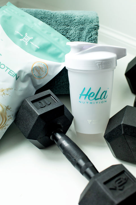 HeLa Shaker Bottle 20oz (15% Off With Bag of Protein)