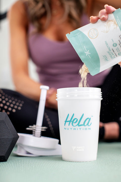HeLa Singles Trial Pack |  3 Organic Plant Protein Singles + Shaker Bottle