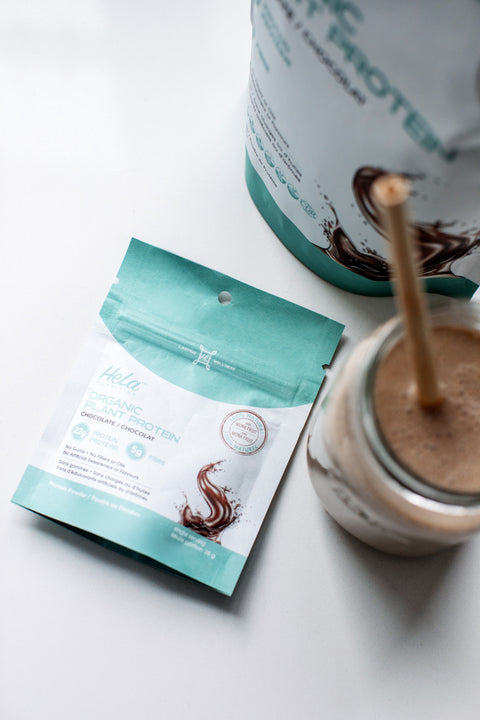 HeLa Chocolate Singles  |  Organic Plant Protein