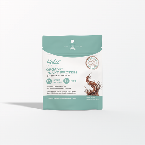 HeLa Chocolate Singles  |  Organic Plant Protein