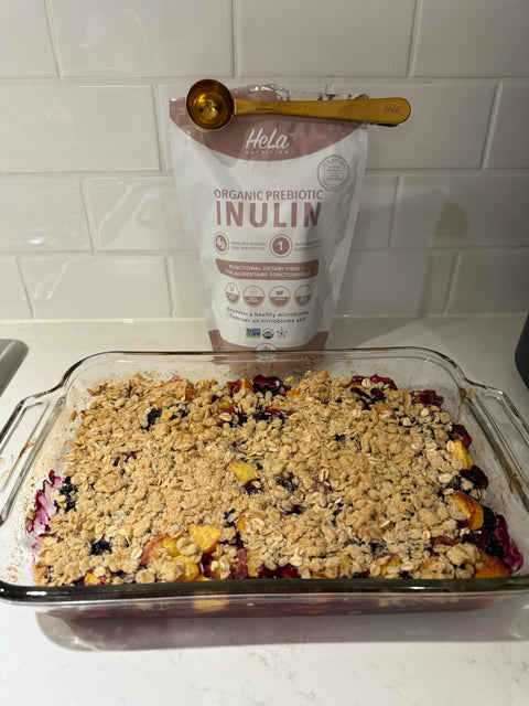 HeLa High Fibre Fruit Crumble
