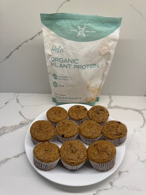 HeLa x Baked With Joy Banana Protein Muffins – HeLa Nutrition