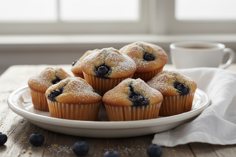 HeLa Blueberry Explosion Protein Muffins