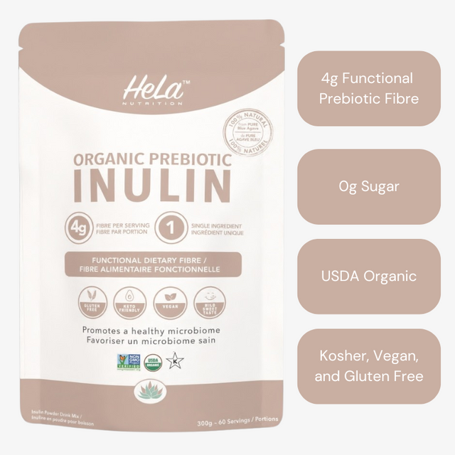 Organic Inulin Powder – USDA Organic, Non-GMO | HeLa Nutrition