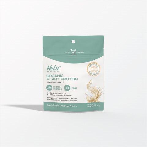 HeLa Vanilla Singles |  Organic Plant Protein